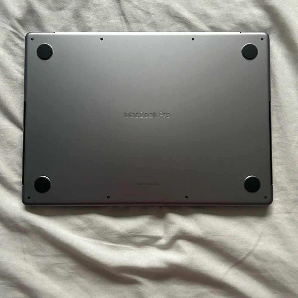 Apple Laptop in Sleek Gray Finish